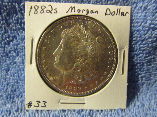 1882S MORGAN DOLLAR BU