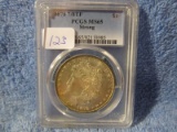 1878 7/8-T.F. MORGAN DOLLAR PCGS MS65 STRONG