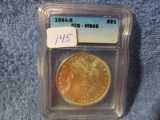 1894S MORGAN DOLLAR ICG MS65