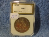 1875S TRADE DOLLAR BU