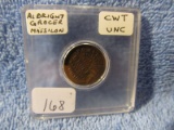 1863 CIVIL WAR TOKEN P.G. ALBRIGHT GROCER MASSILLON, OH.