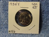 1936S BUFFALO NICKEL BU