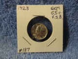 1923 MERCURY DIME BU FB