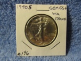 1940S WALKING LIBERTY HALF BU