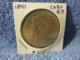 1891 MORGAN DOLLAR UNC