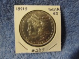 1891S MORGAN DOLLAR BU