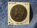 1893CC MORGAN DOLLAR F