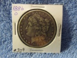 1886O MORGAN DOLLAR VF