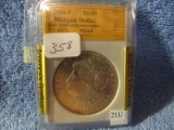 1886 MORGAN DOLLAR IN SGS MS64 HOLDER