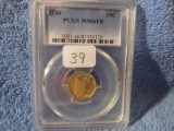 1940 MERCURY DIME PCGS MS66 FB