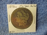 1878CC MORGAN DOLLAR VG