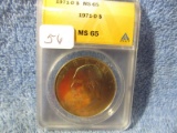 1971D IKE DOLLAR ANACS MS65 (NICE TONING)