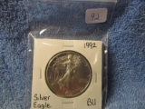 1992,93, U.S. SILVER EAGLES BU