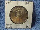 1997 U.S. SILVER EAGLE BU