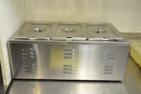 Nemco 3 container food warmer