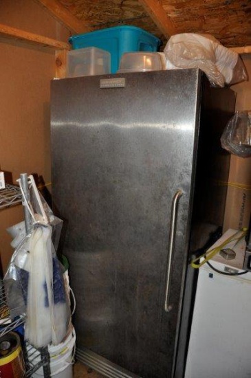 SS Frigidaire upright freezer