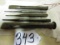 SET OF 5 KEEN KUTTER PUNCHES & CHISELS