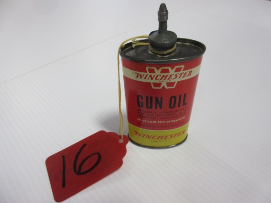 Winchester 3 OZ. LEAD TOP OIL CAN EX. COND.