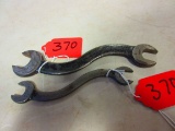 2 WINCHESTER CURVED OPEN END WRENCHES # 1514&1528