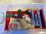 WINCHESTER DEALER LOT 5 FLASHLIGHTS, MAT , & AMO. BAGS