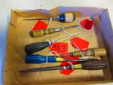 WINCHESTER DEALER LOT 4 SCREWDRIVERS&2 ICE PICKS