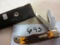 SCHRADE UNCLE HENRY # 227UH FOLDER WITH SHEATH NICE OLDER PIECE