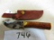 TROPHY STAG J420 GUTTING KNIFE W/SHEATH NEWER