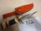 WHITETAIL CUTLERY HUNTING KNIFE W/SHEATH NEWER BUT NICE