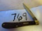 CASE XX #61048 SLIMLINE TRAPPER SINGLE BLADE POCKET KNIFE