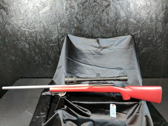 Winchester Model 70 - .222 Rem. - Burris 8x-32x - Red Weighted Stock w/Bipod - Box