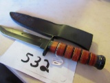 U.S.M.C. KNIFE WITH SHEATH LIKE NEW HARD TO FIND