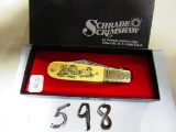 SCHRADE SCRIMSHAW # SC506 NEW IN BOX RARE NICE