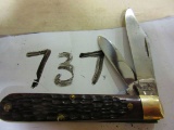 CASE XX 6202 1/2 -8 DOT 2 BLADE POCKET KNIFE