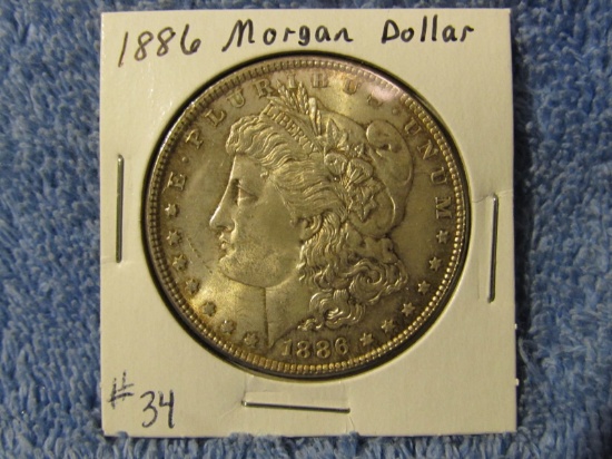 1886 MORGAN DOLLAR BU