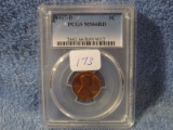 1937D LINCOLN CENT PCGS MS66 RD