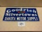 GOOD RICH SILVERTOWN DAKOTA MOTOR SUPPLY SIGN S,S,P, 17''X36'' ANOTHER BEAUTY