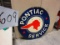 PONTIAC SERVICE SIGN D.S.P. 42'' ROUND RARE FIND WITH GREAT GRAPICS