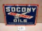 SOCONY OILS AIRCRAFT SIGN S.S.P. 20''X30'' RARE FIND WITH AIRPLANE WOW AWSOME PIECE