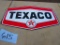 TEXACO SIGN LARGE D.S.P. 53''X84'' NICE PIECE