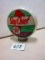 ORIGINAL MILK GLASS BODY PUMP GLOBE WITH ONE GLASS TEXACO SIDE WITH CHIP