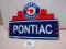 PONTIAC SERVICE SIGN S.S.P. 37''X26'' AGE UNKNOWN