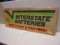 INTERSTATE BATTERIES SIGN S.S.ALUM. 2'X5' NEEDS CLEANED