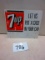 7UP SHELF TOPPER SIGN D,S.T. 14''X16''