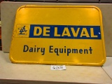 DELAVEL DAIRY EQUIPMENT SIGN S.S.T SELF FRAMED 34''X47'' RARE NICE