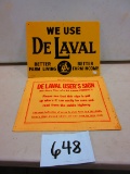 DELAVEL SIGN S.S.T. NEW OLD STOCK IN ORG. ENVELOPE 1969 A.A.W. 12''X16''