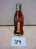 COCACOLA BOTTLE THERMOMETER 5''X17'' MARKED USA R-5-55-