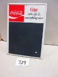 COCA COLA CHALK BOARD 20''X28'' MARKED MCA-715