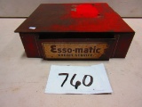 ESSO -MATIC CREDIT SERVICE CASH BOX HEAVY METAL
