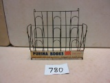 PURINA BOOKS STORE DISPLAY RACK 16''X18''