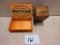 2 WOODEN BOXES WIMM. PENN CIGARS 7 ARMOURS DRIED BEEF